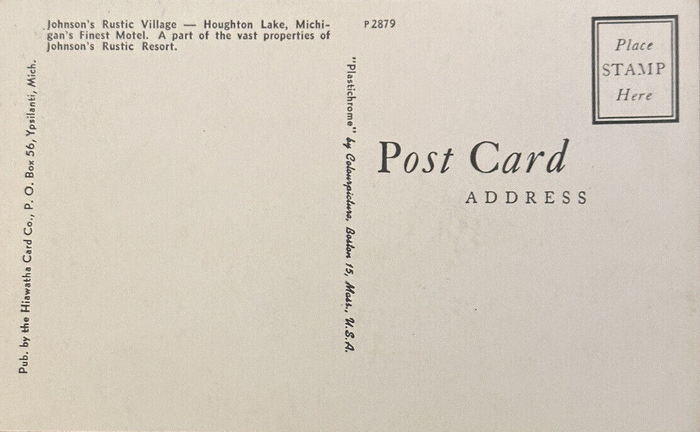 Johnsons Rustic Dance Palace (Johnsons Rustic Resort, Krauses Hotel) - Postcard Photo (newer photo)